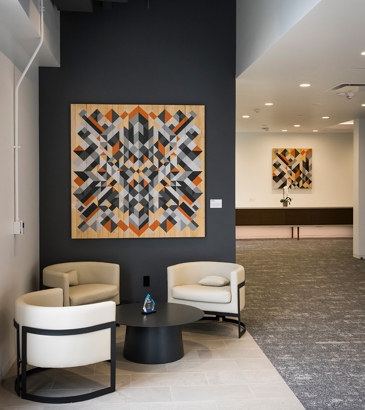 Fiserv Milwaukee Headquarters Custom Court Art